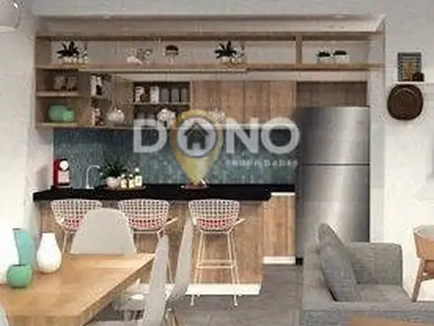 Departamento 3 ambientes con 2 baños