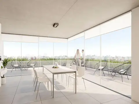 Departamento 2 ambientes con 1 baño