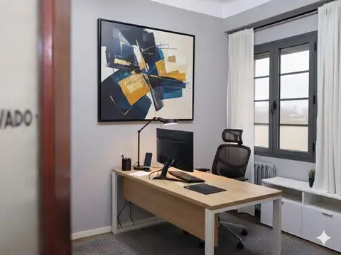 Oficina 2 ambientes con 2 baños