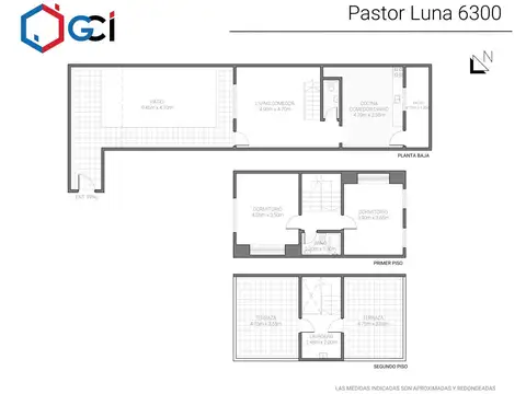 Pastor Luna 6300, Piso -