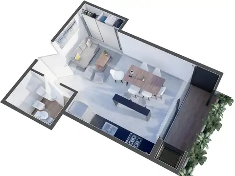 Departamento en Venta en Terminal, USD 65.000