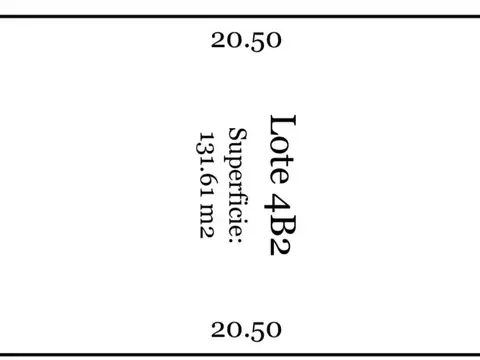 Terreno en Venta 20  mts Frente