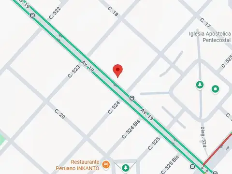 Terreno en Venta 20  mts Fondo