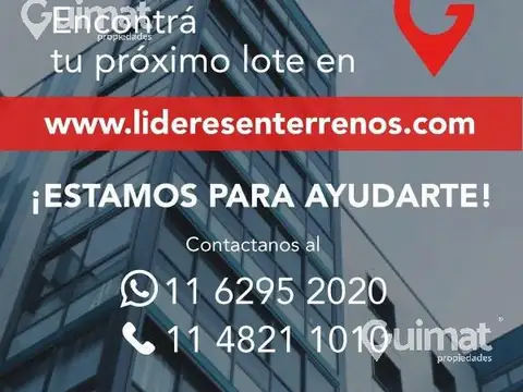 Terreno - Balvanera - LIDERES EN TERRENOS - GUIMAT PROPIEDADES