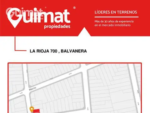 Terreno en Venta en Balvanera, USD 600.000