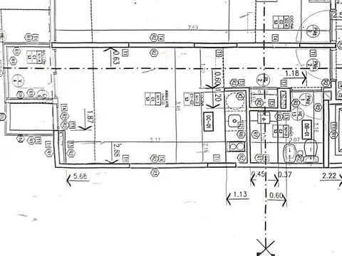 Departamento Monoambiente con 1 baño