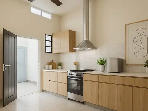 Casa 4 ambientes con 1 baño