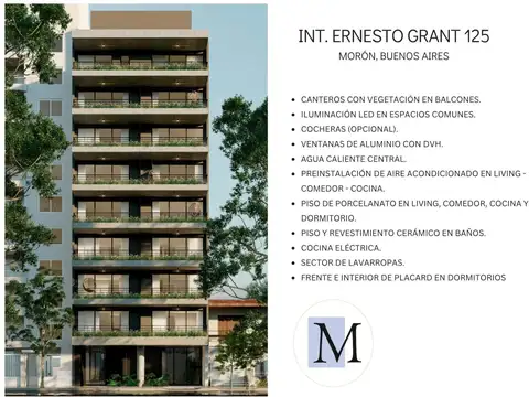 Departamento en Venta de 2 ambientes