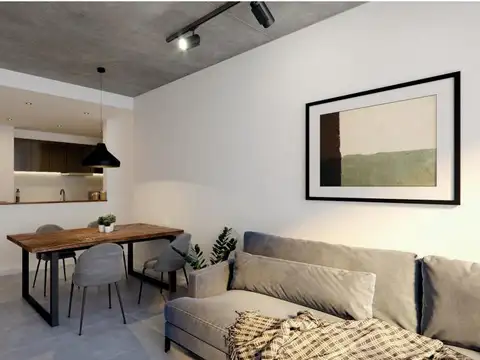 Departamento 2 ambientes con 1 baño