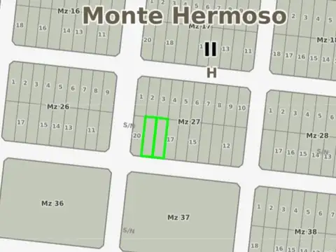 Terreno en Venta en Balneario Sauce Grande, USD 18.500