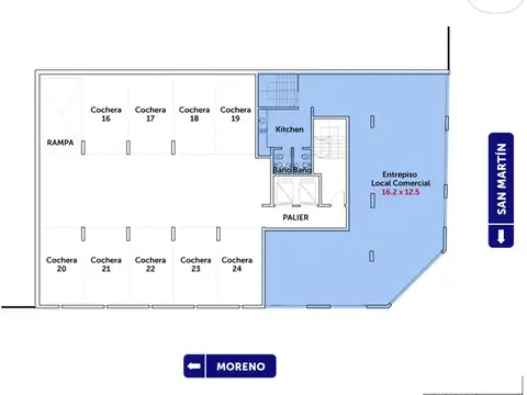 San Martín , Piso 00