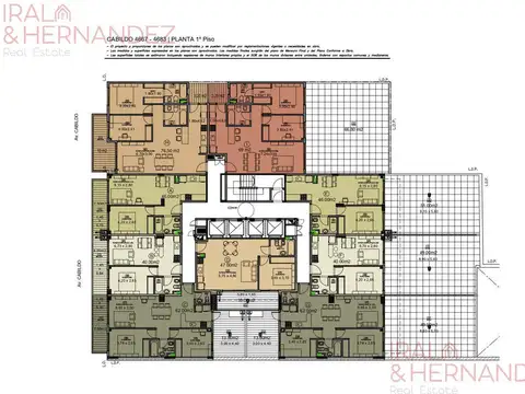 Departamento 2 ambientes con 2 baños