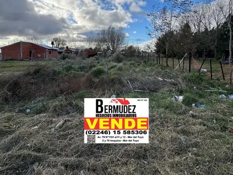 Lote a la venta en Mar del tuyu calle 69 entre 11 y 12