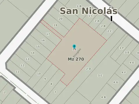 VENTA LOTE 2998M2 EN SAN NICOLAS DE LOS ARROYOS