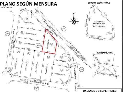 Terreno en Venta de 1396,0 m2