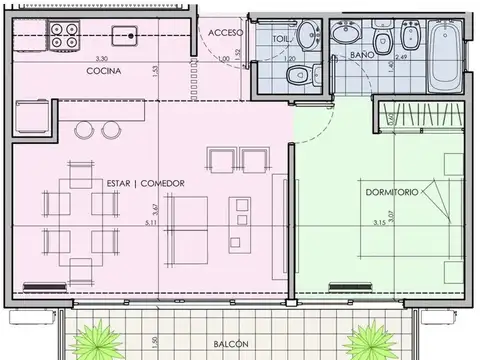 Departamento en Venta 1 año
