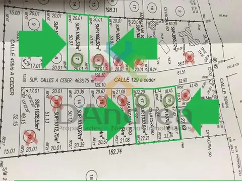 Venta / Oportunidad lotes en 30 bis y 129 – Excelente barrio en expansión