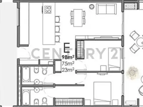 Allende 4400, Piso 1
