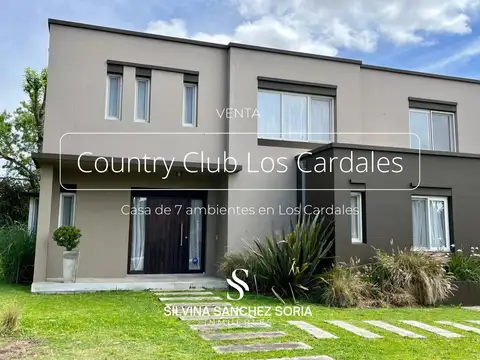 CASA EN VENTA 7 AMBIENTES EN LOS CARDALES COUNTRY CLUB
