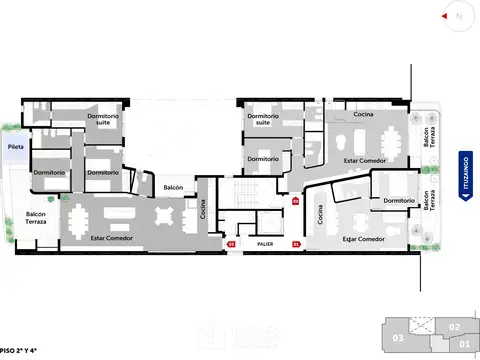 Departamento en Venta de 3 dormitorios