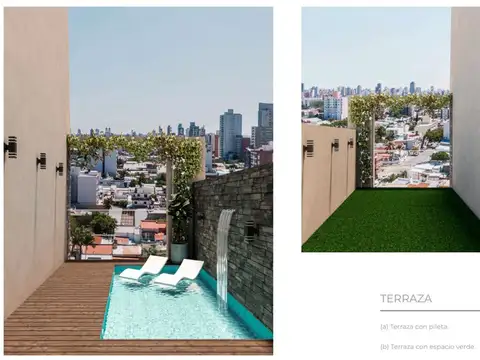 Departamento 2 ambientes con 1 baño