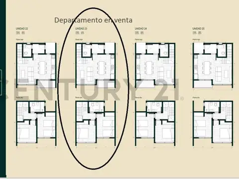 Departamento en Venta de 2 dormitorios