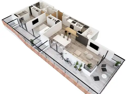 Departamento en Venta de 3 ambientes