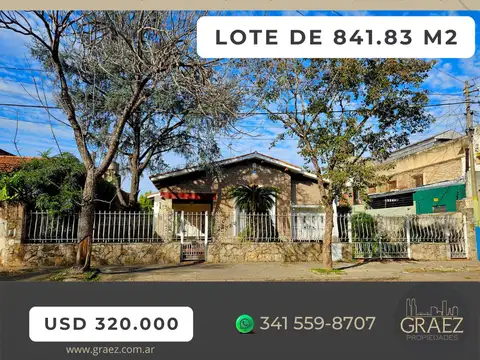 Casa en venta Alem 3100 - 17.32 metros de frente sobre Alem