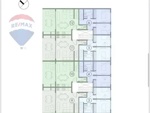 Departamento 4 ambientes con 2 baños