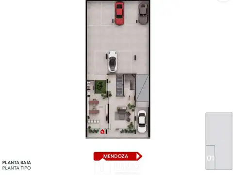 Mendoza 800, Piso 02