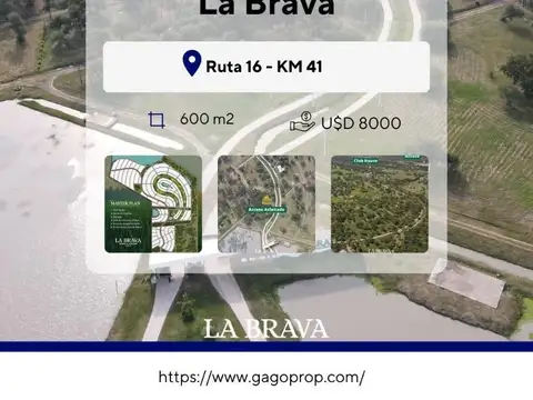 Venta terreno en "LA BRAVA"