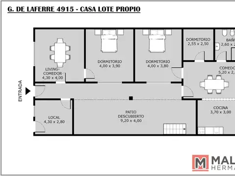 Casa en Venta de 3 dormitorios