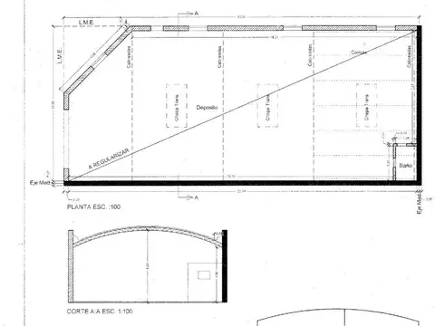 Galpon en Venta 10  mts Frente