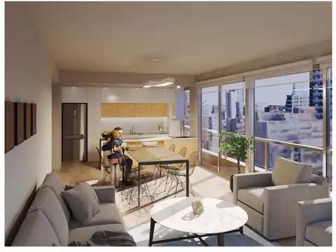 Departamento 4 ambientes con 2 baños