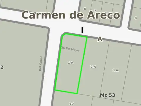 Terreno en Venta 60  mts Fondo