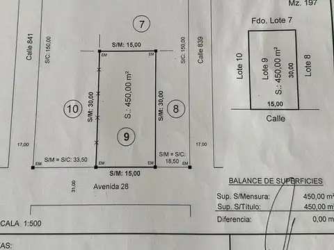 Terreno en Venta en Barrio Chapadmalal, USD 11.500
