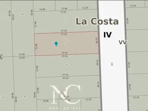 Terreno en  venta 13 x 37 Mar del Tuyú, 500 m2