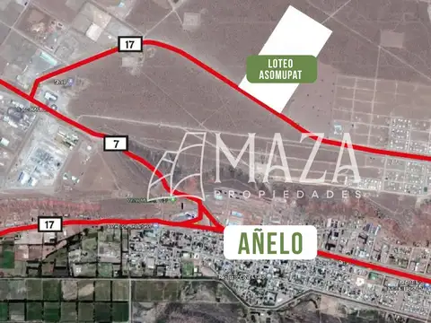 Lote 355 m2 - Añelo, Neuquén
