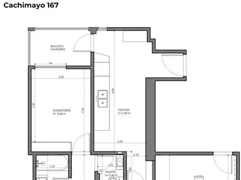 Departamento en Venta de 3 ambientes