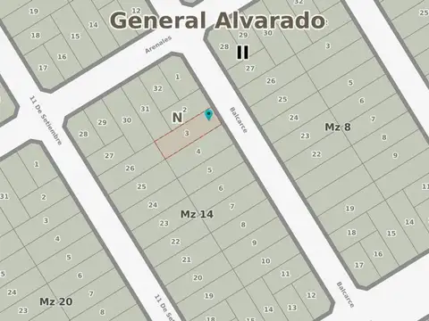 Terreno en Venta en Miramar, USD 10.000