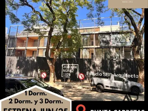 Apartamento en venta de 1 dormitorio en Punta Carretas