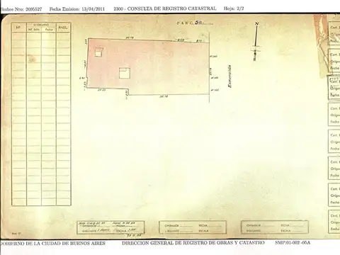 MICROCENTRO Lote triple frente x 60m de fondo UNICO