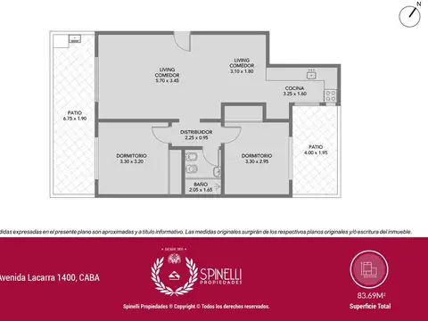 Depto Tipo Casa en Venta 18 años