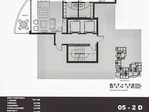 Departamento en Venta de 2 dormitorios