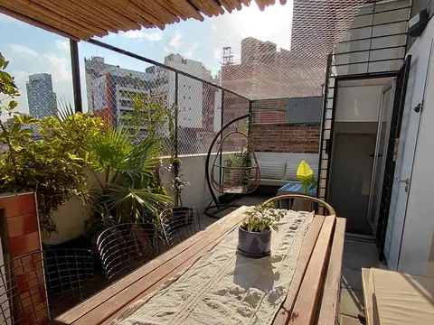 Excelente con TERRAZA propia- EQUIPADO - Ideal temporario o primer vivienda