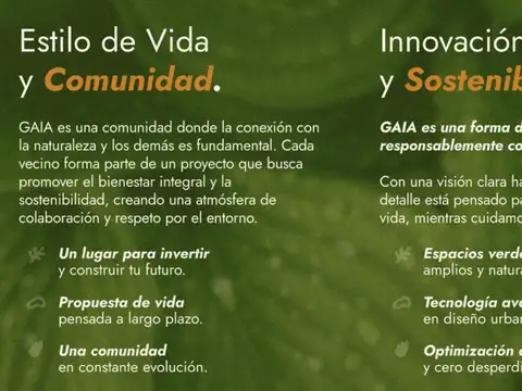 Lotes en General Lagos - BARRIO GAIA - Financiados !