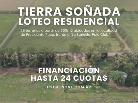 Tierra Soñada. Loteo Residencial