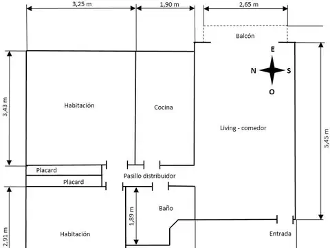 Departamento en Venta de 2 dormitorios