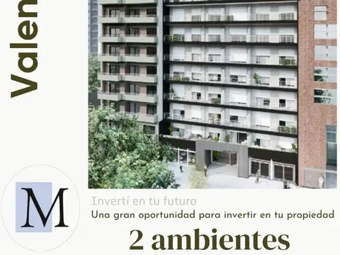Departamento de 2 ambientes Emprendimiento