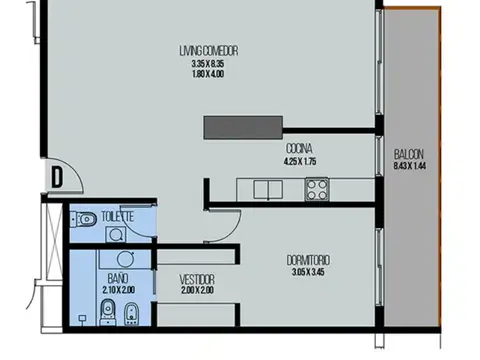 Departamento en Venta al Este